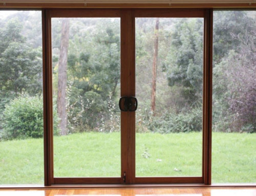 Timber Double Sliding Doors