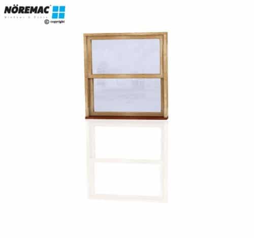 Timber Double Hung Window, 1090 W x 1200 H, Single Glazed