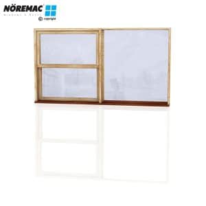 Timber Double Hung Window, 2170 W x 1200 H, Single Glazed