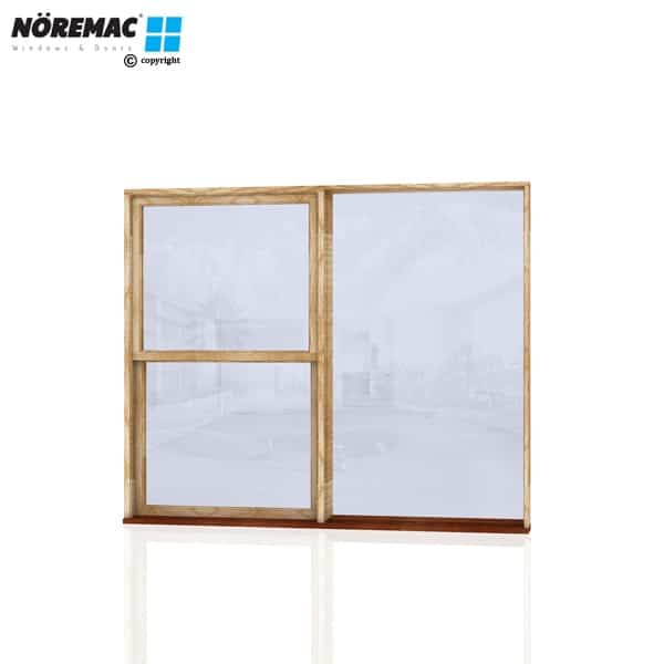 Timber Double Hung Window, 2170 W x 1800 H, Single Glazed