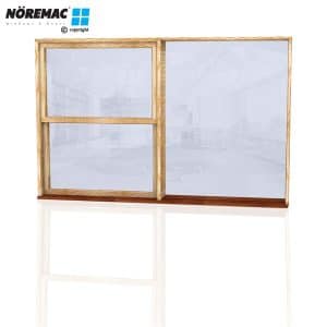 Timber Double Hung Window, 2410 W x 1540 H, Double Glazed