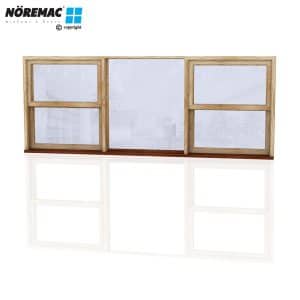 Timber Double Hung Window, 2650 W x 1030 H, Single Glazed