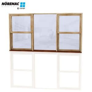 Timber Double Hung Window, 2650 W x 1370 H, Double Glazed